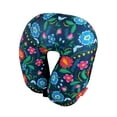 thumbnail image 2 of Bookisbunny Ultralight Micro Beads U Shaped Travel Neck Pillow Head Airplane Flower Print Sleep Support Cushion, 2 of 6