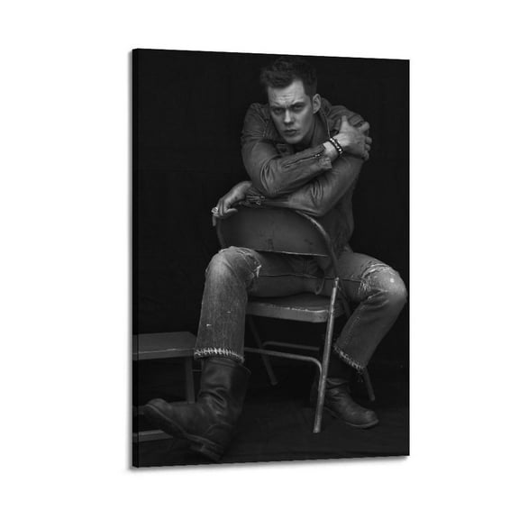 Bill Skarsgård Black And White Poster Posters Aesthetic Canvas Posters Room Bedroom Decorative Decor Wall Art Office Home Decor