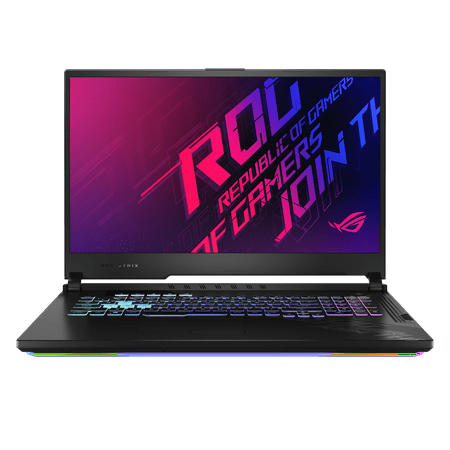 ASUS ROG Strix G17 G712LW Gaming and Entertainment Laptop (Intel i7-10750H 6-Core, 16GB RAM, 512GB SSD, 17.3" Full HD (1920x1080), NVIDIA RTX 2070, Wifi, Bluetooth, 1xUSB 3.2, 1xHDMI, Win 10 Home)