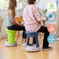 thumbnail image 6 of ECR4Kids Active Storage Wobble Stool, 18in Seat Height, Children's Furniture, Lime Green/Light Grey, 6 of 9