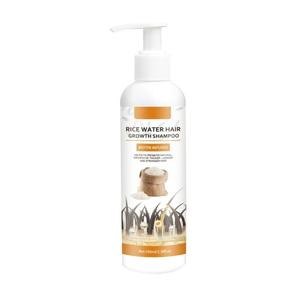LILELIS Rice Dense Hair Shampoo Deep Cleaning Dense Hair Moisturizing Root Fixing Hair Care Shampoo 100ml Deep Condition Hair Shampoo Cap Its A 10 Hair Steaming Cap Melanin Conditioner for
