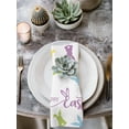 thumbnail image 2 of Bunny Easter Cloth Napkins Set of 8 Reusable Dinner Napkins, Spring Rabbits Modern Art Cocktail Napkin Washable Table Napkins for Wedding/Holiday Party/Baby Shower 20"x20", 2 of 7