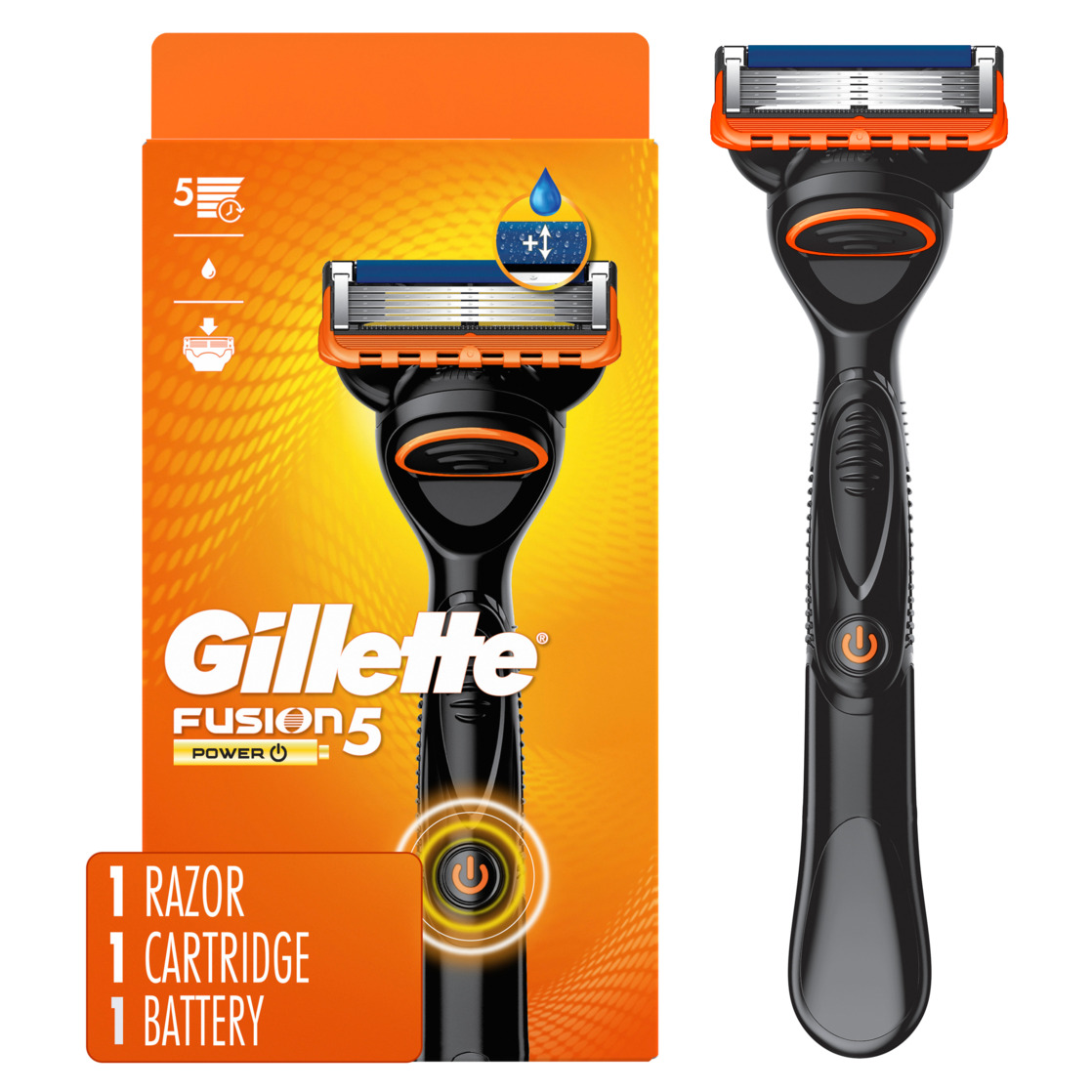 Gillette Fusion5 Power Men's Razor with 1 Refill photo 1