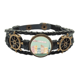 thumbnail image 1 of Paris dirigible Francia marca el dibujo de linea Pulsera marina tejida en cuero, 1 of 4