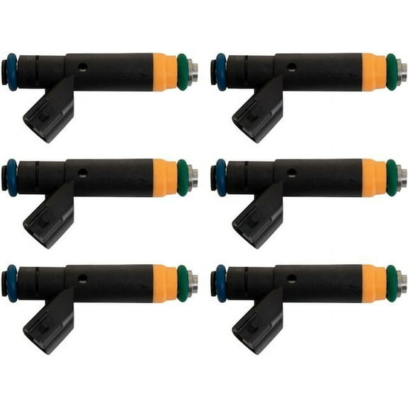 Fuel Injector Set 6 Piece - Compatible with 1999 - 2003 Ford F-150 4.2L V6 2000 2001 2002