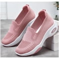 thumbnail image 4 of Women's slip-on orthopedic sports shoes with arch support low-top shoes wedge heel walking shoes, 4 of 9