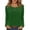 Green, variant on Women's Textured Crinkle Blouse With Relaxed And Long Sleeves Tops Soft Stretchy Fabric Top for Daily Wear