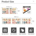 thumbnail image 3 of Yayeee Faucet Mat for Kitchen Sink 14.7" Diatomite Long Splash Guard Pad, Orange Jar, 2 Pack, 3 of 7