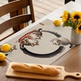 thumbnail image 3 of Placemats Set of 4, Lucky Cat Place Mats Cute Japanese Style Linen Tablemats Washable Placemat Table Decoration for Kitchen Table Dinner Party Home Decor Indoor Outdoor 13x19 Inch, 3 of 9