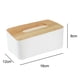 thumbnail image 2 of Funda de madera para caja de pañuelos de papel, soporte rectangular de madera para caja de pañuelos, 2 of 5