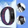 thumbnail image 7 of Elastic Bands Compatible with Charge 2 Band, Solo Loop Stretchy Nylon Wriststrap for Charge 2 Women Men, 7 of 7