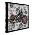 thumbnail image 2 of Trademark Fine Art 'Vintage Motorcycles On Route 66 13' Canvas Art by Jean Plout, 2 of 3