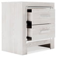 thumbnail image 3 of Signature Design by Ashley Contemporary Altyra 2 Drawer Nightstand, White, 3 of 8
