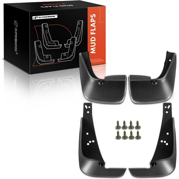 A-Premium Splash Guards Mud Flaps Mudguards Compatible with Toyota Corolla CE LE 2003-2008 Sedan Front and Rear 4-PC