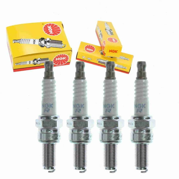 4 pc NGK 4663 Standard Spark Plugs for 638852 746174 8224684 Ignition Wire Secondary