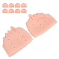 thumbnail image 2 of 5 Pares de Almohadillas Metatarsianas, Almohadillas para el Antepié con Separador de Dedos, Espaciadores para los Dedos Almohadillas Correctoras de Juanetes Corrector de Valgo (Ilumina la piel) EOTVIA  NO, 2 of 6