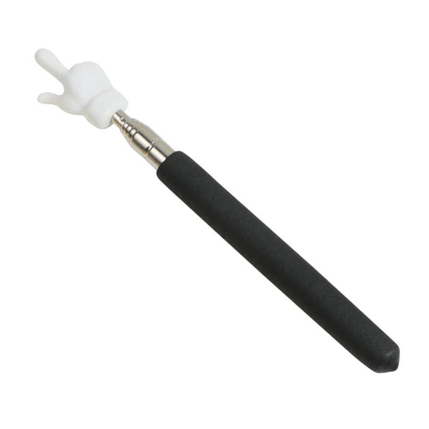Hand Pointer Accs Portable Teacher Pointer Finger Design para Home Whiteboard Negro BLESIY Puntero del maestro