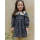 thumbnail image 2 of Ropa de primavera para niñas de 2 a 8 años, vestido Floral con cuello Peter Pan dulce para niñas, vestido de princesa con mangas abullonadas, traje para niños, 2 of 6