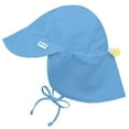 thumbnail image 3 of i play Baby and Toddler Flap Sun Protection Hat-Grey and Lt. Blue - 2 Pack, 3 of 3