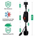 thumbnail image 3 of Schuko Extension Cable with Switch 16A 250V Short Schuko Power Extension Cable, Short Cable 2 AC Plugs IP44 for Outdoor or Indoor Use, at Home, in the, 3 of 5