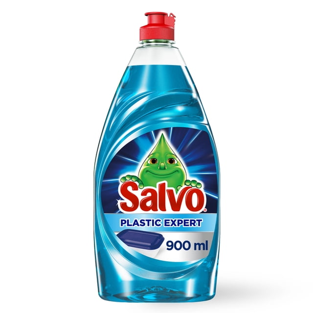 Lavatrastes Salvo Líquido, Plastic Expert, Combate Grasa Difícil 900 ml
