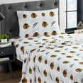 thumbnail image 3 of NHL Officially Licensed Chicago Blackhawks Microfiber Bed Sheet Set - Full, 3 of 5