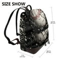 thumbnail image 2 of Easygdp Baseball Breaking Glass Mochila de Cuero para Mujeres, Bolso de Hombro, Bolsos de Mano de Moda para Trabajo y Viajes, 2 of 4