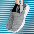 thumbnail image 5 of Chenyee Womens Slip On Loafers Comfortable Walking Shoes Breathable Knit Sneakers for All Season, 5 of 7