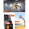 thumbnail image 2 of Red de baloncesto de repuesto resistente, calidad profesional en la cancha 2021, se adapta al borde estándar interior y exterior, antilátigo para todo tipo de clima, 12 bucles (roj, 2 of 4