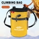 thumbnail image 2 of Cubo para Tiza de escalada JShteea con 2 bolsillos Grandes y cepillo amarillo, 2 of 9