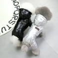 thumbnail image 2 of TELOLY 1Pcs Dog Snowsuit,Dog Clothes Medium Sized Dog,Dog Jackets for Small Dogs,Silver,S, 2 of 4