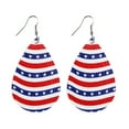 thumbnail image 2 of Fiudx Ofertas Flash Del Día Pendientes Del Día De La Independencia Americana De Moda Pendientes De Mujer Accesorios Regalos, 2 of 2
