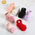 thumbnail image 4 of Ketyyh-chn99 Baby Girl Socks Soft Ankle Socks for Kids Cute Socks for Baby Girls Black,S, 4 of 5