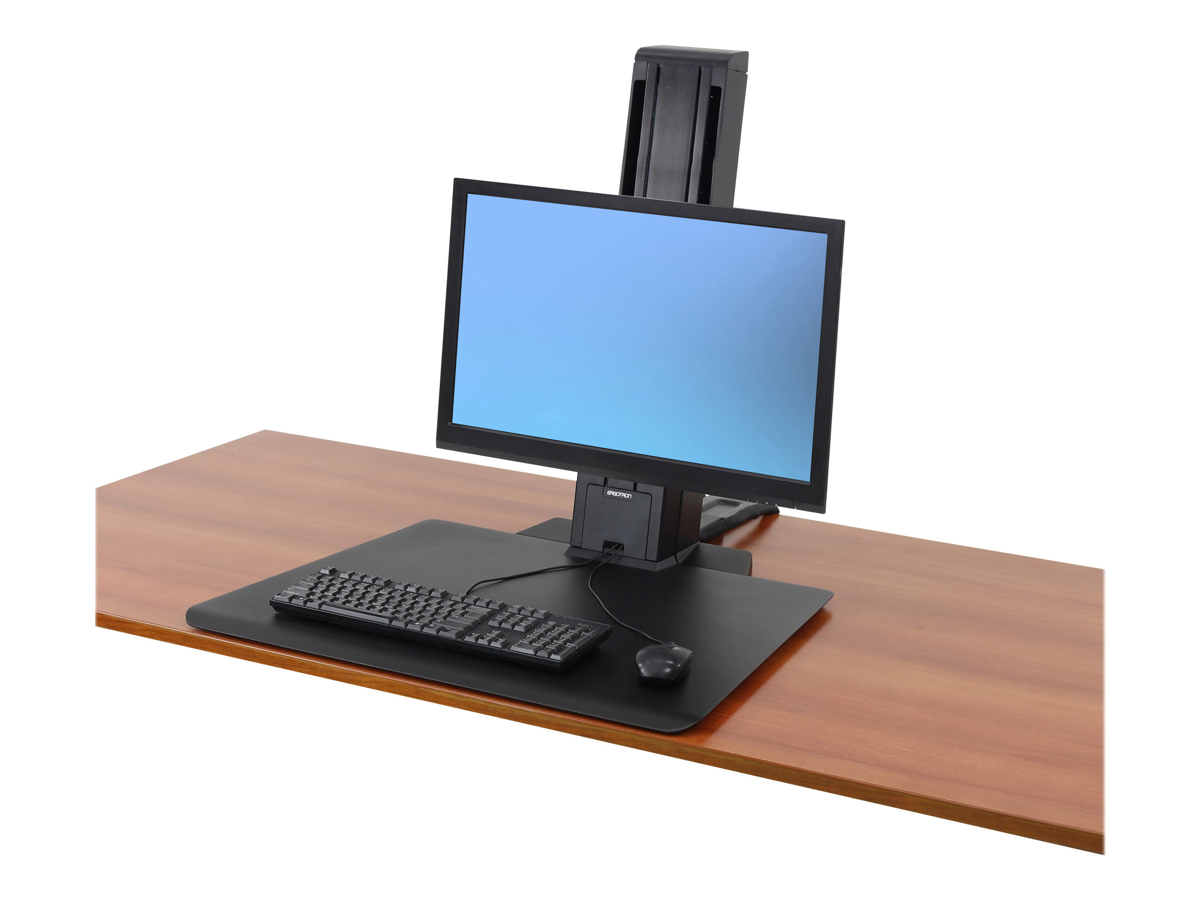 Ergotron WorkFitSR Monitor Standing Desk Workstation Mount for LCD