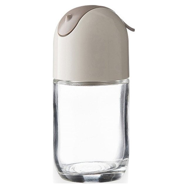 Toystoory Botellas de condimentos Frasco de sal con tapa Suministro de contenedor de almacenamiento recargable de cocina para restaurante Cocina y Comedor Gris