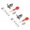 S, variant on 2Pcs Mortice Door Bolts with Star Coppers Cores Hardware Pipe Tube Well Security Mortise