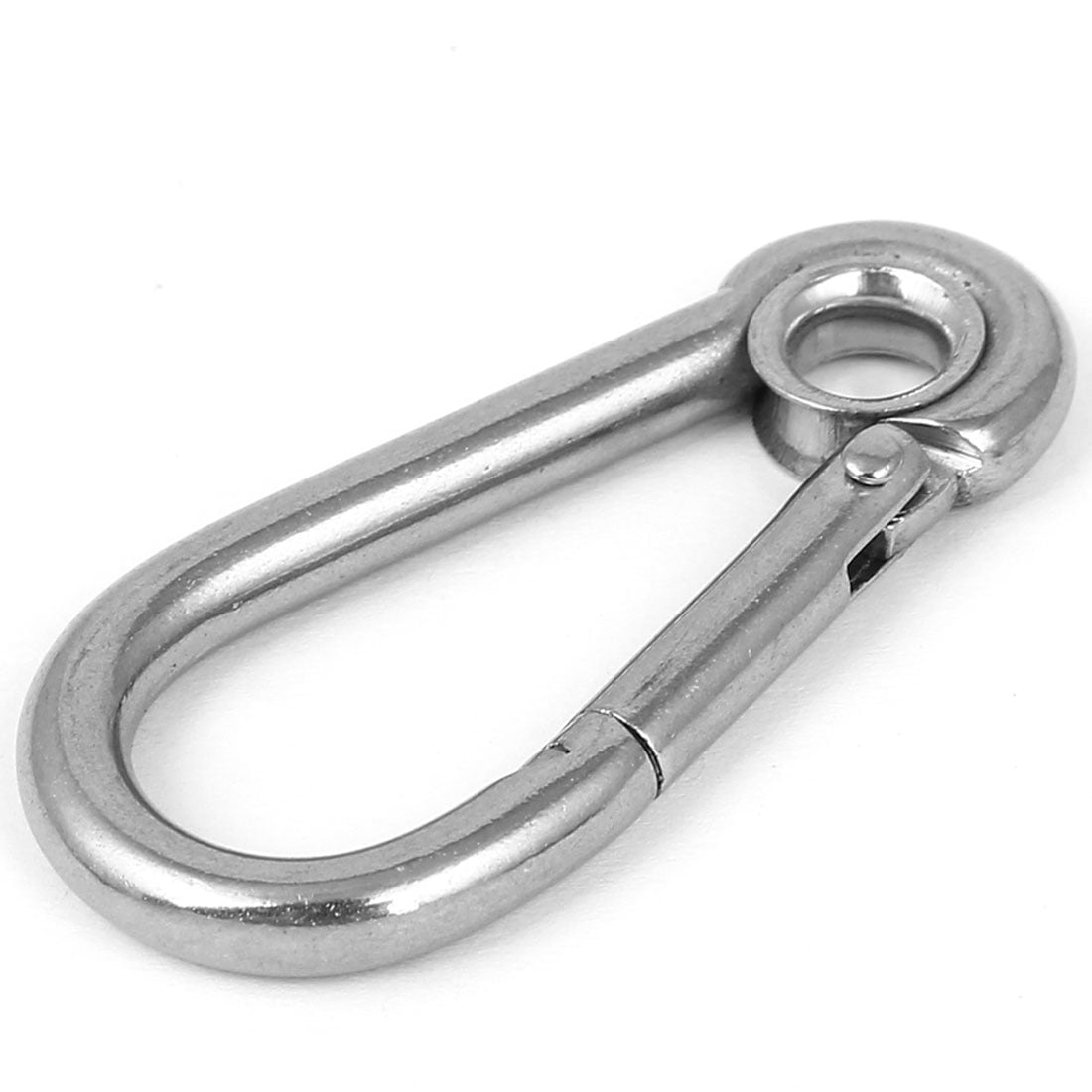 316 Stainless Steel Interlocking Carabiner Snap Eyelet Hook Ornament