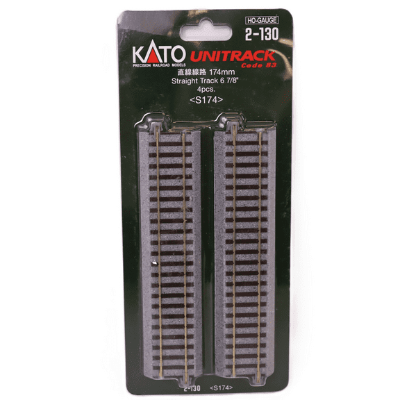 Kato 174mm (6 7/8") Straight Track [4 pcs]