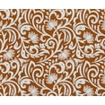 thumbnail image 2 of Soimoi Floral Print Waterproof Fabric | Outdoor Material By 10 Yard | Tear-Resistant, UV Safe | Great for Bags, Rainwear, Covers & Curtains, Awning Cover Cloth - Ochre, 2 of 7