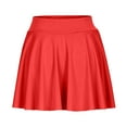 thumbnail image 5 of Pleated Tennis Skirts for Women, High Waisted Lightweight Golf Skorts A-Line Flowy Mini Skirts with Shorts Linen Skirts for Women L, 5 of 6