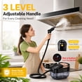 thumbnail image 4 of VASG Steam Cleaner, Portable Steamer for Cleaning with 15pcs Accessories, 15s Heat-up & 1.6L Large Tank, Handheld Steam Cleaner for Car Detailing, Home, Tile, Grout, Furniture (Black), 4 of 10