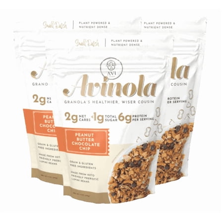 Peanut Butter Chocolate Chip Granola 3-Pack - 9oz Each