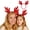 Reindeer, variant on TOPTIE Giraffe Plush Animal Headbands for Christmas Decorations, Ear Horn Hair Hoop for Kid & Adult, Dress-Up Party Supplies
