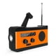 thumbnail image 3 of JM Radio de manivela portátil Radio de manivela solar portátil Radio de manivela de emergencia (naranja) JM JM, 3 of 3