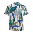 thumbnail image 3 of High Quality Hawaiian Shirts for Men Short Sleeve Aloha Beach Shirt Floral Summer Casual Button Down Shirts Blouses IY9NY5, 3 of 7