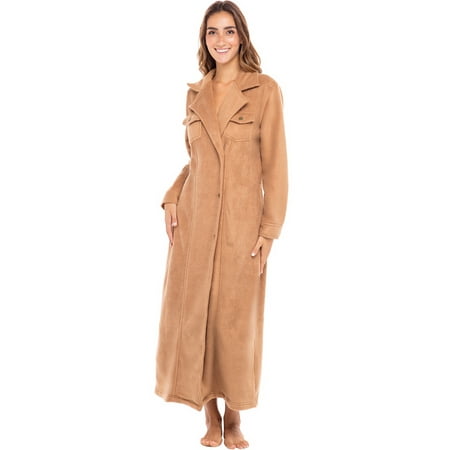 

Alexander Del Rossa Womens Western Wrangler Robe Khaki Brown X-Large