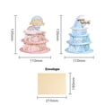 thumbnail image 4 of Tarjeta Emergente Tarjeta de feliz cumpleaños Cake 3D Souvenirs Postales para invitación de cumpleaños (rosa) Sywqhk Libre de BPA, 4 of 8