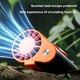thumbnail image 4 of Ventilador Personal Eléctrico Aire Acondicionado USB Recargable para Senderismo Pesca, 4 of 9