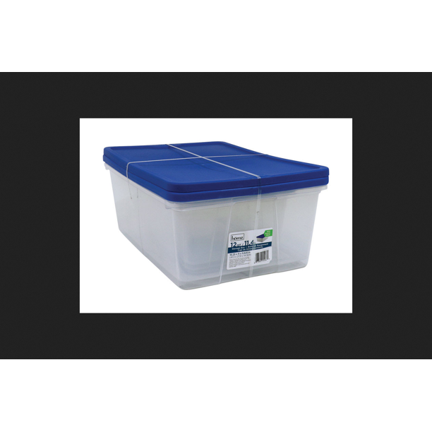 HOMZ Storage Tote 7 in. H x 11 in. W 6 and 12 qt.