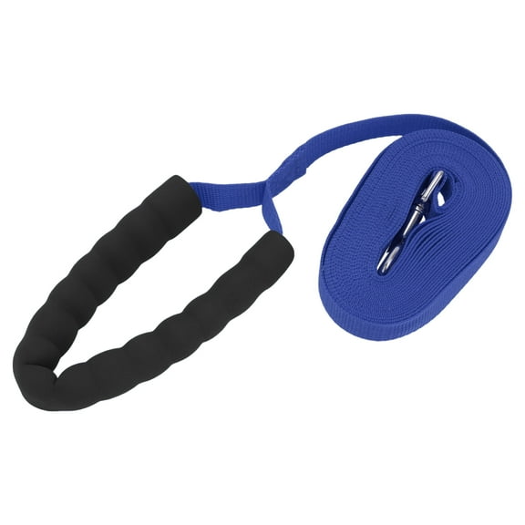 Training Dog Leash 32.8ft Long Puppy Leashes with Foam Handle for Small Medium Dogs Puppy Blue